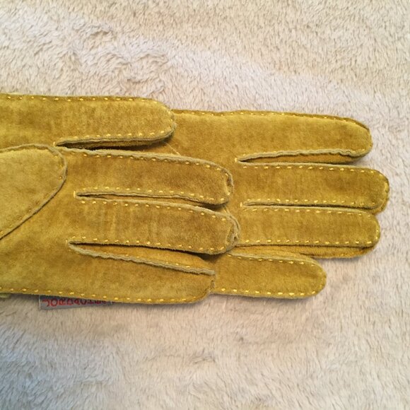JORDACHE suede gloves size 6.5 - Picture 5 of 10